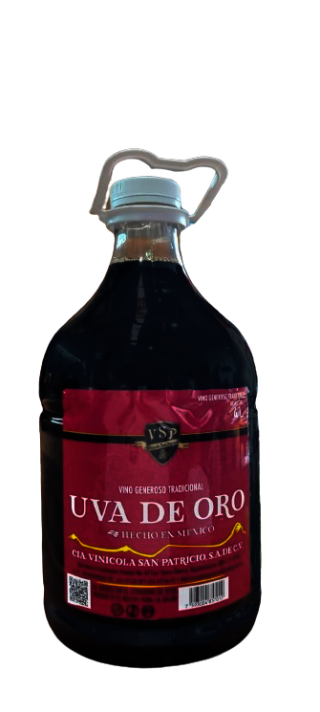 VINO GENEROSO TRADICIONAL UVA DE ORO (Tipo Jerez) 4L